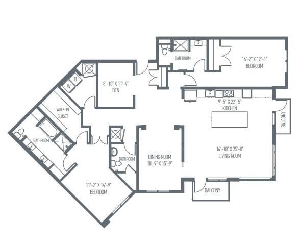 Floor Plan - Peterson - Penthouse