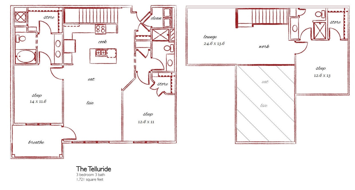 Floor Plan - The Telluride
