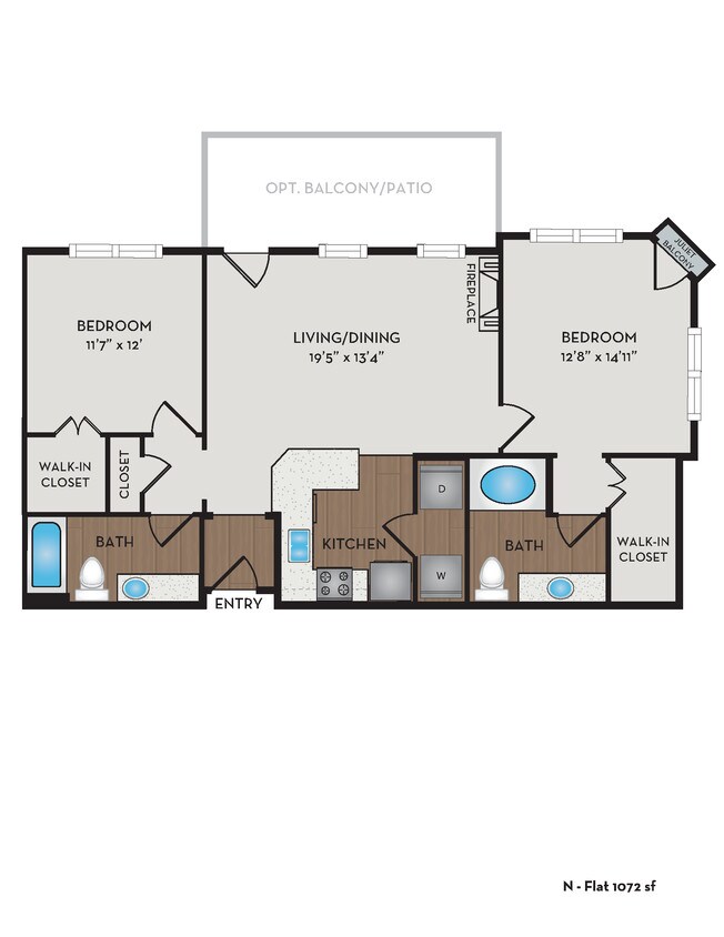 Floor Plan - Flat