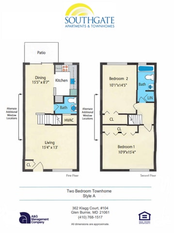 SG - 2BTH - Style A - 2 BED TH Closed Kitchen