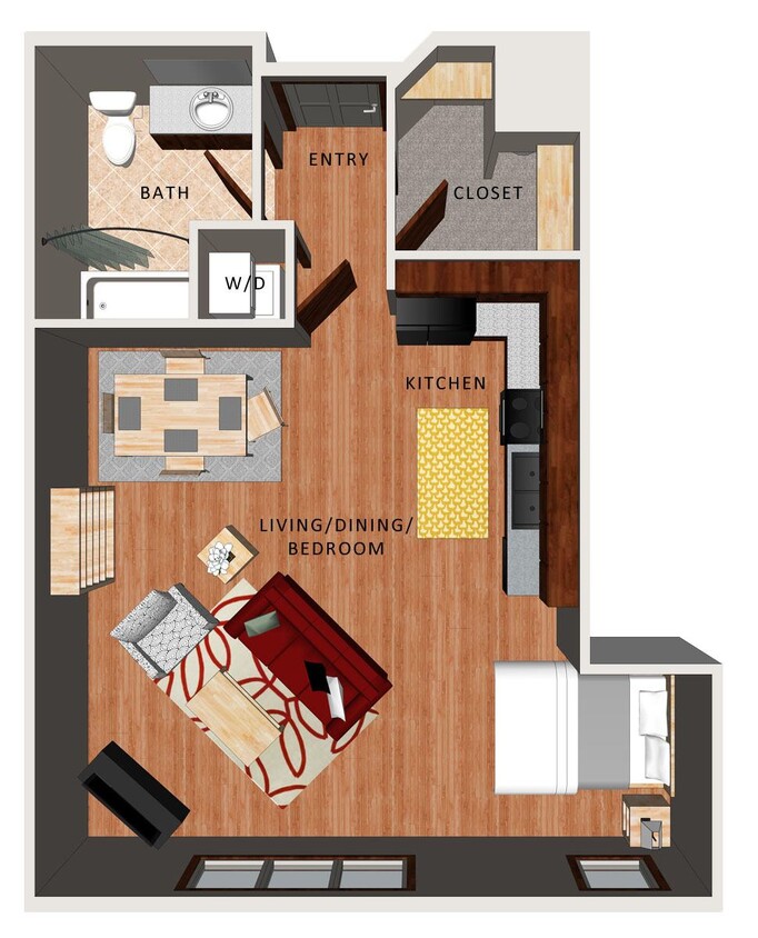 Floor Plan - (Flat) Dewey
