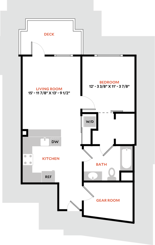 Floor Plan - Plan 1P