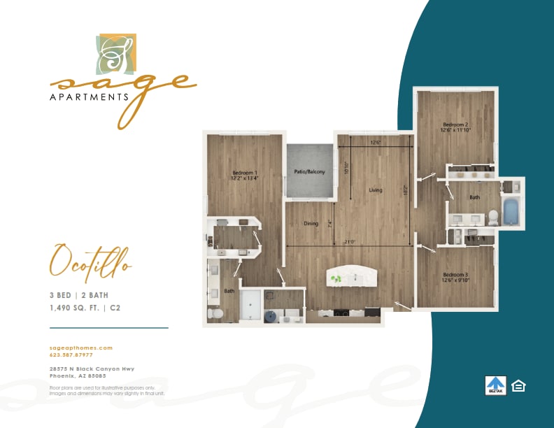 Floor Plan - Phase 2: Ocotillo