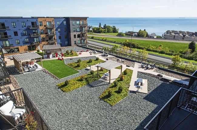 4,800 SF Amenity Deck overlooking Lake Superior - ENDI Plaza