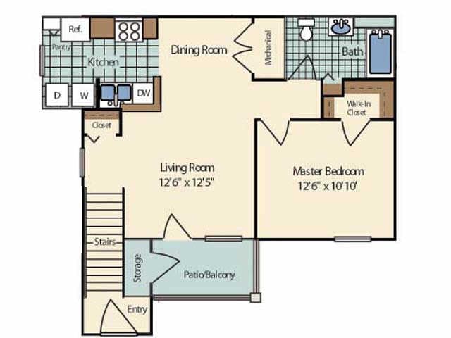 The Chestnut - 1L - 1 Bedroom Lower