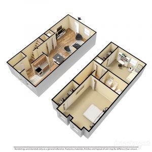 Floor Plan - Live Local. Pay Local. $25 App Fee! 2BDTH W/D H...