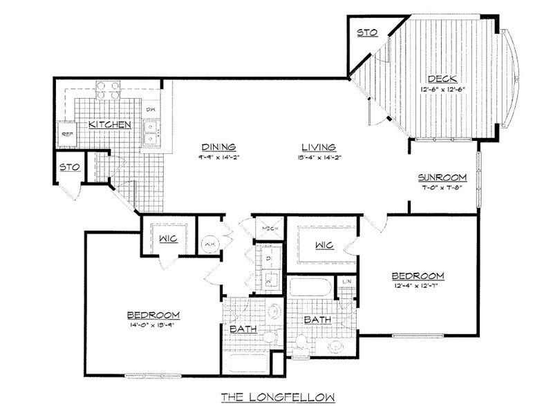 Floor Plan - The Longfellow