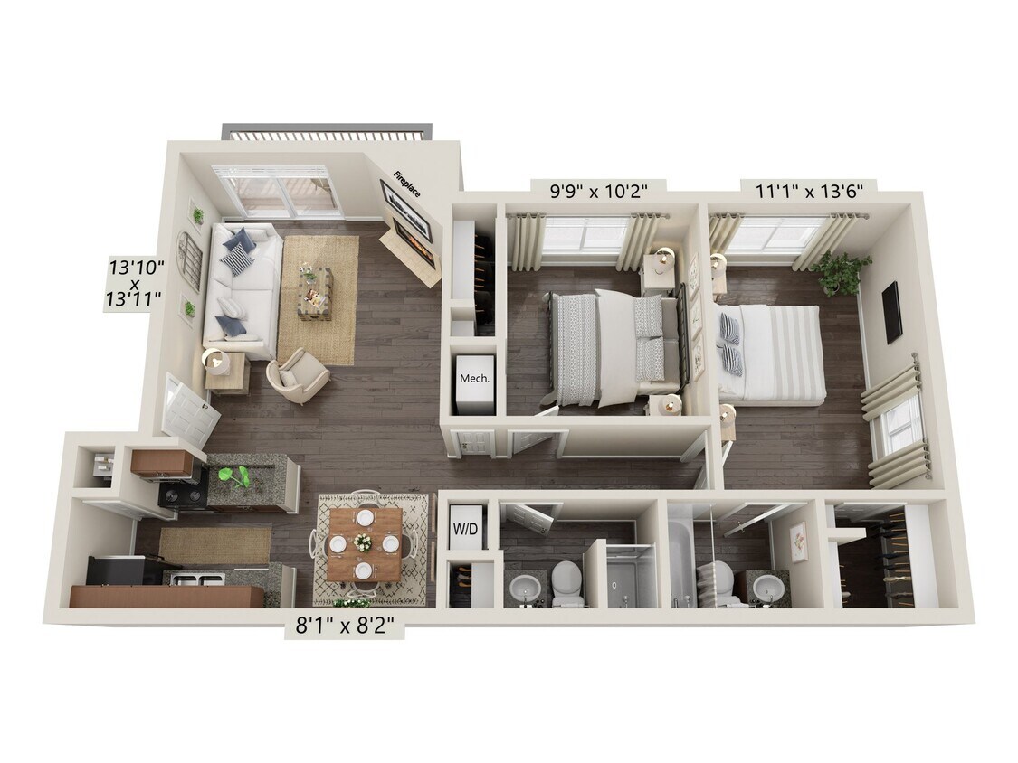 Floor Plan - Streamside - Partially Renovated
