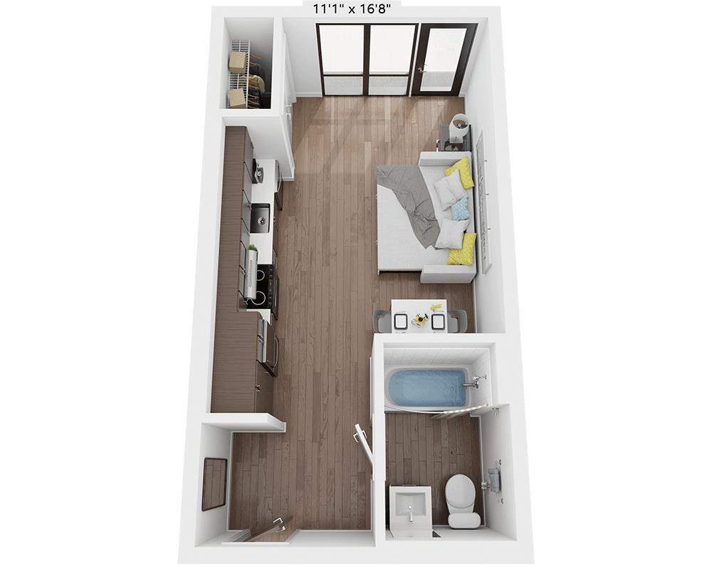 Floor Plan - Studio E1E