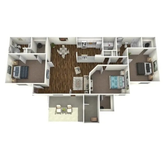 Floor Plan - 3 BEDROOM PREMIUM