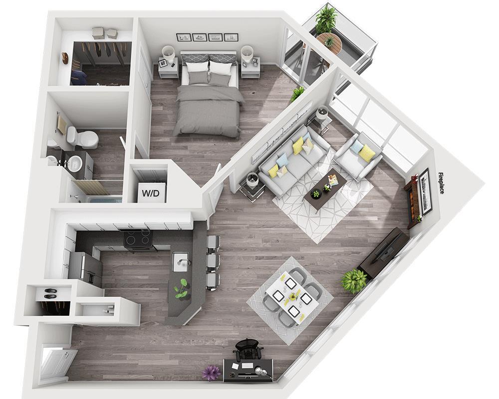 Floor Plan - Plan A1F