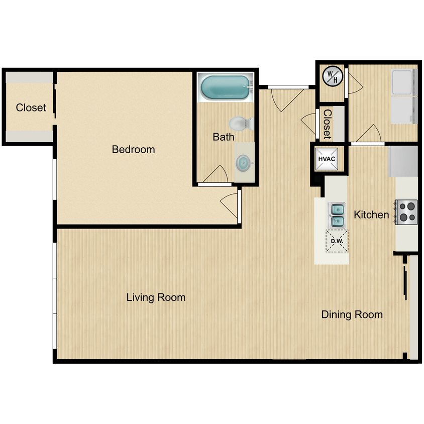1B1B_HiRes_910465.png - 1 Bed 1 Bath