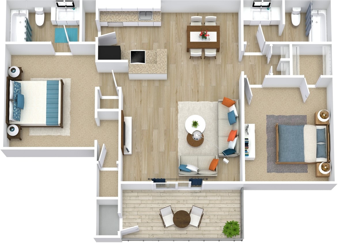 Floor Plan - 2 Bedroom
