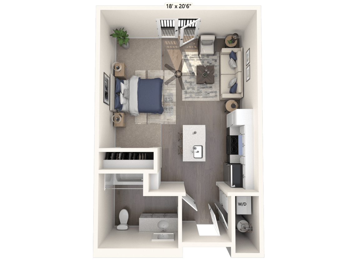 Floor Plan - Studio - A1