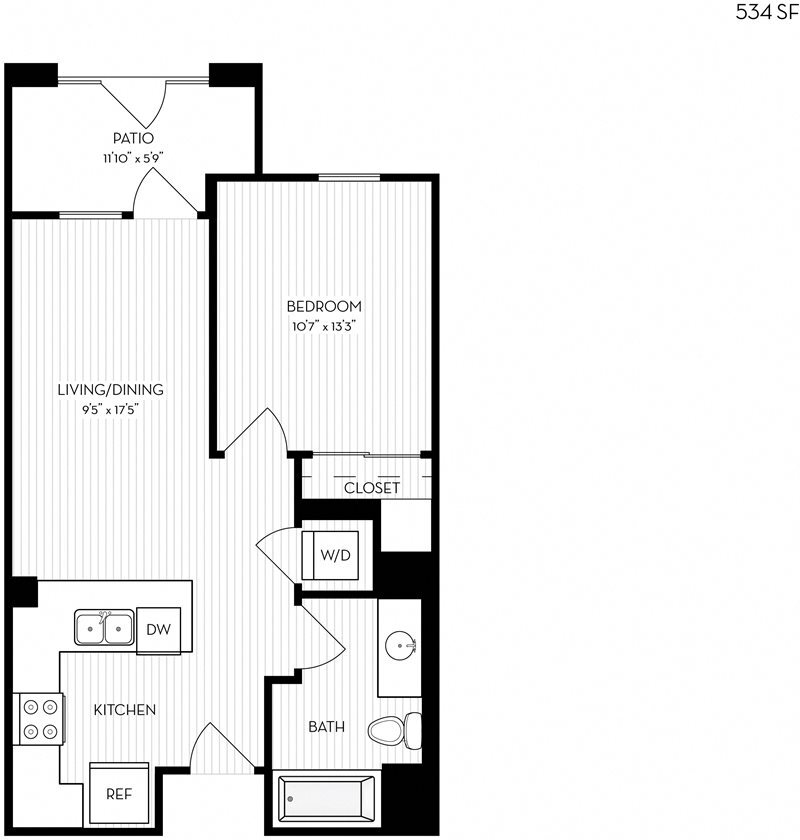 Floor Plan - Revela Floorplan 1-0A-1