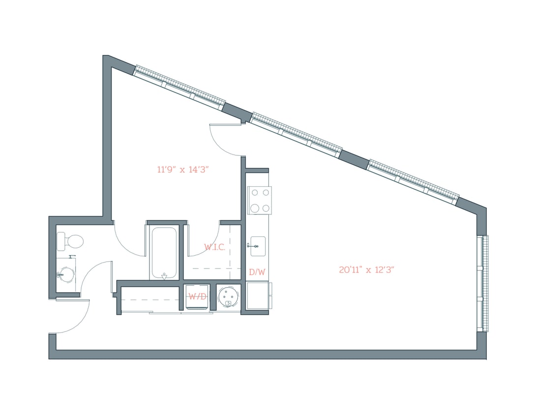 Floor Plan - The Platform_Unit A2