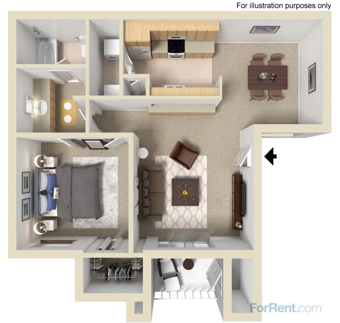 Floor Plan - 1B