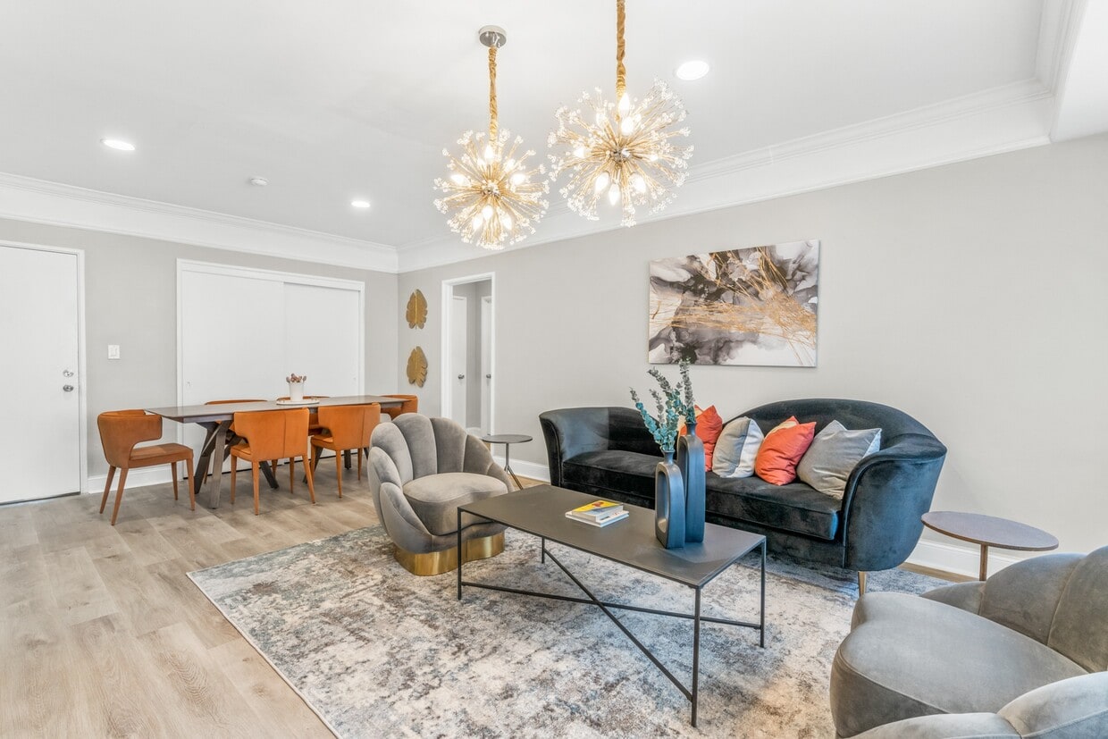 Living Room - Furnished 2b, 1b