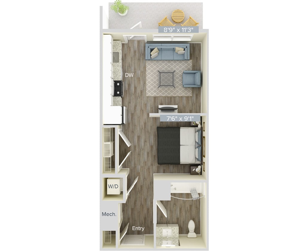 Floor Plan - S4-490-patio