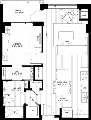 1BR/1BA - Isles