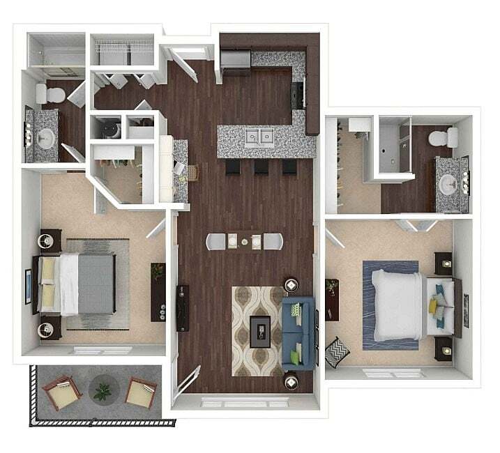 B1 3D Floorplan - B1