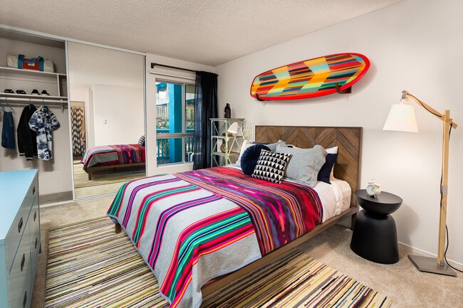 Two Bedroom Master Bedroom - AVA Pacific Beach