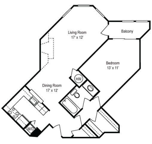 1O - 1 Bedroom - 1O