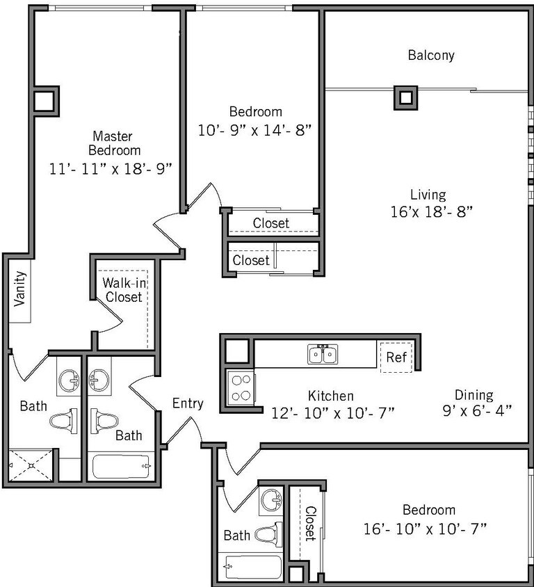 Floor Plan - 3B