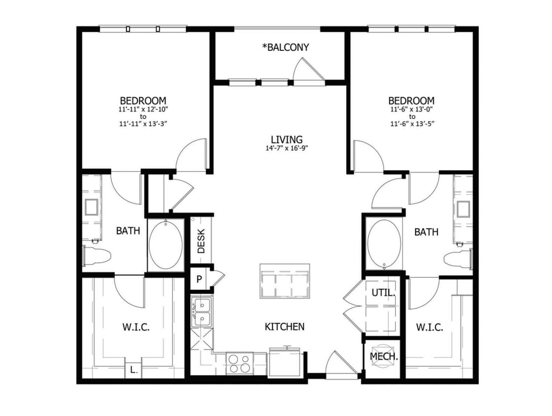 Floor Plan - Stag’s Leap 8B3