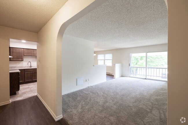 2 BR/2 Bath View of LR, Kitchen, DR - Shady Lane Apartments