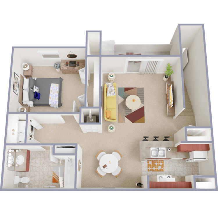 A1-S floor plan The 85Twenty - A1-S