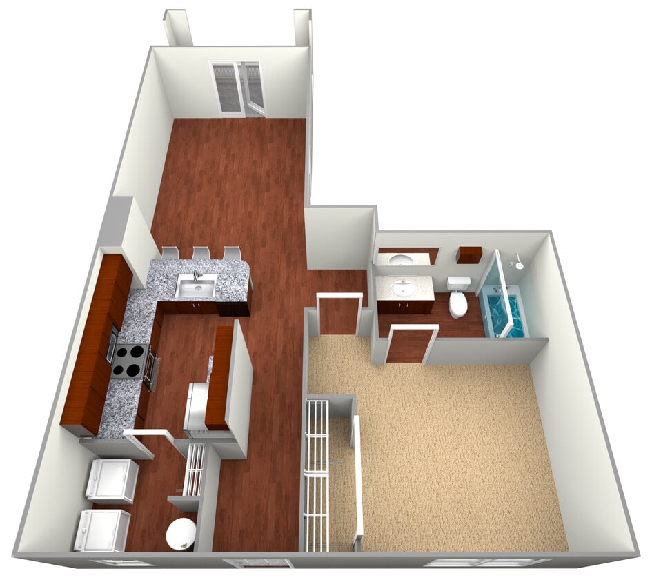 Floor Plan - Churchill Deluxe - Center Unit