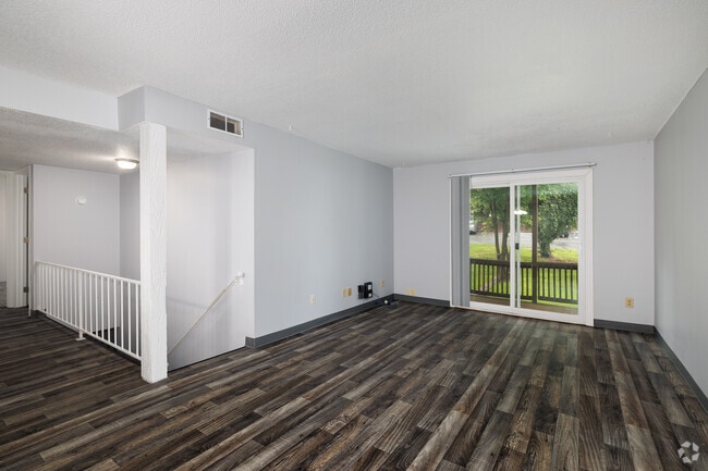 3BR, 2BA - 1,300SF - Living Room - Southern Hills Townhouses &amp; Apartments, LLC