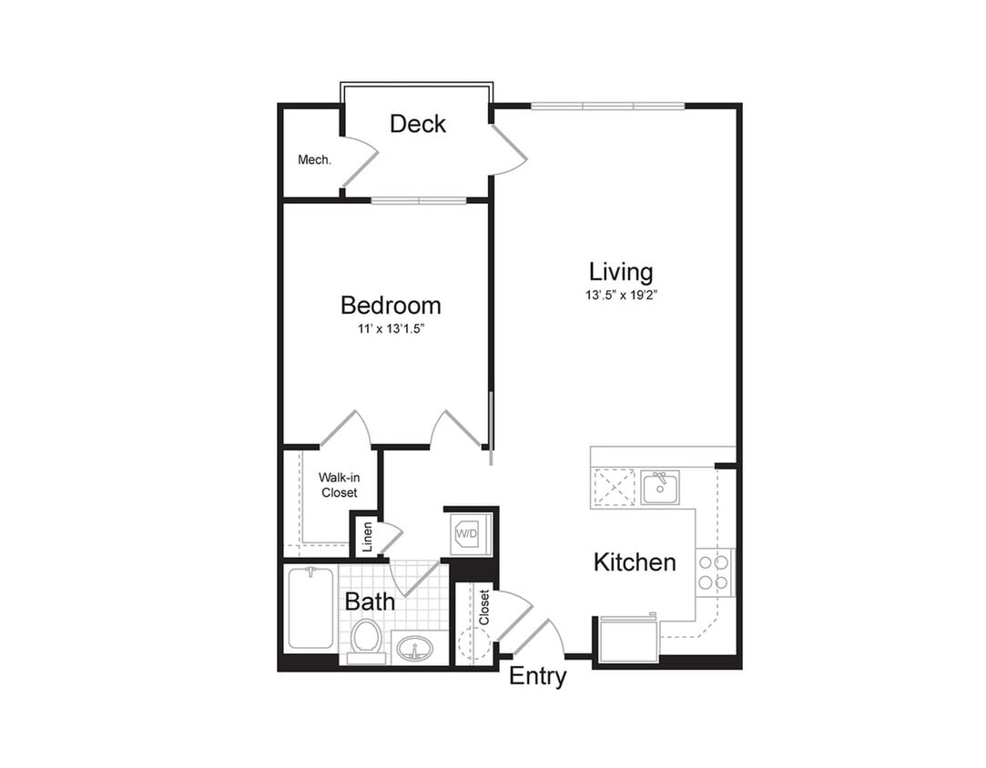 1-Bedroom 1-Bathroom | 752 sqft - 1-Bedroom 1-Bathroom | 752 sqft