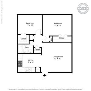 Two Bedroom Large - Two Bedroom Large