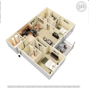 2BR/2BA - 2x2