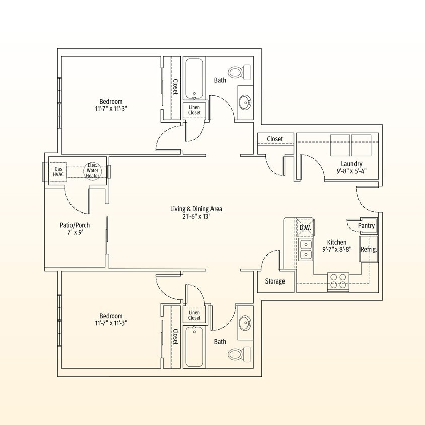 Floor Plan - The Pebble