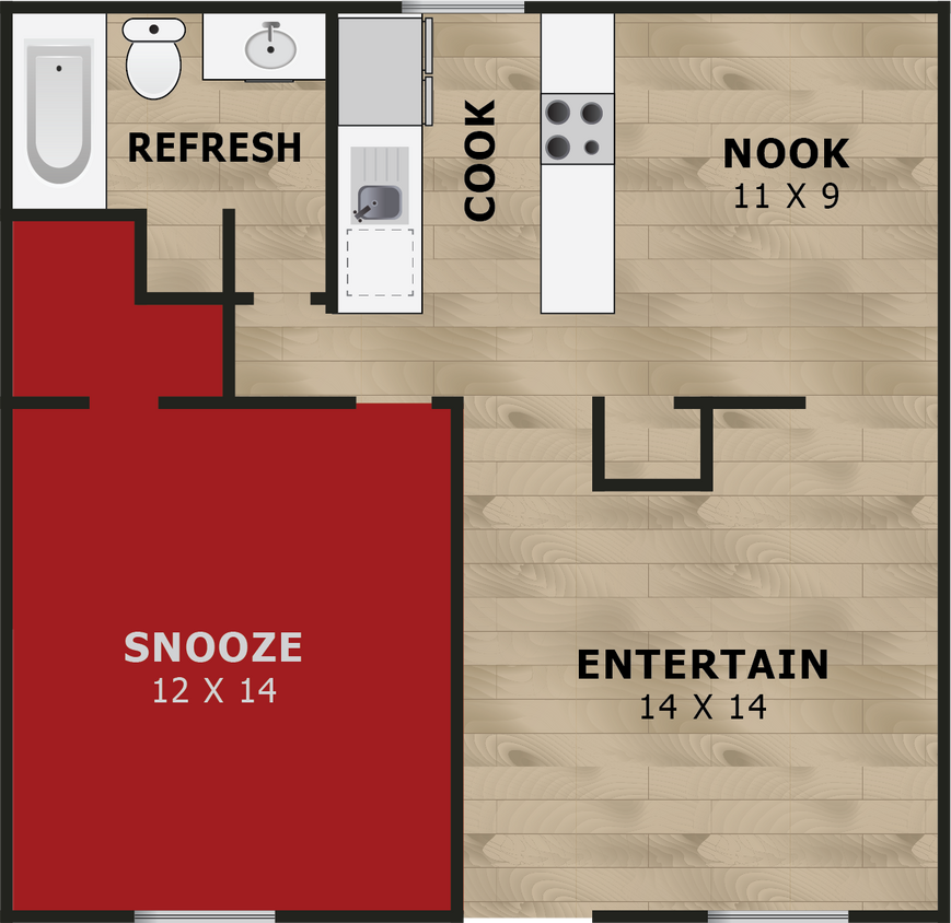 Floor Plan - Flatiron