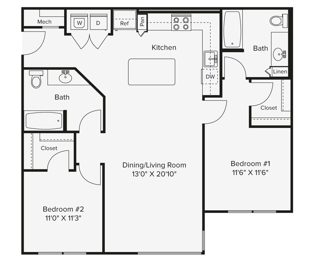 Floor Plan - B1-1091