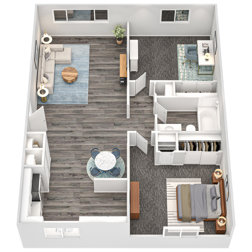 Floor Plan - Two Bedroom
