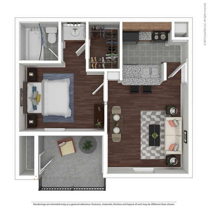 1 Bedroom | 1 Bath | 474 sqft - A1