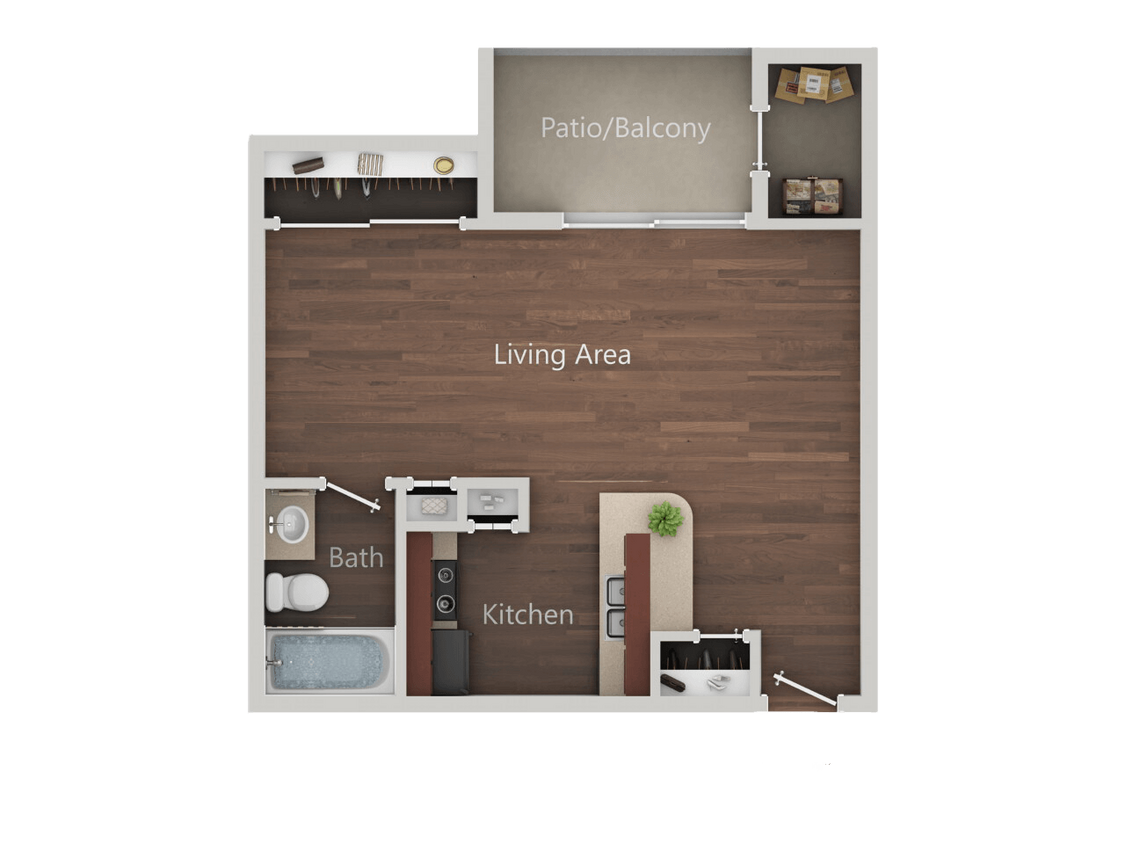 Floor Plan - STUDIO B