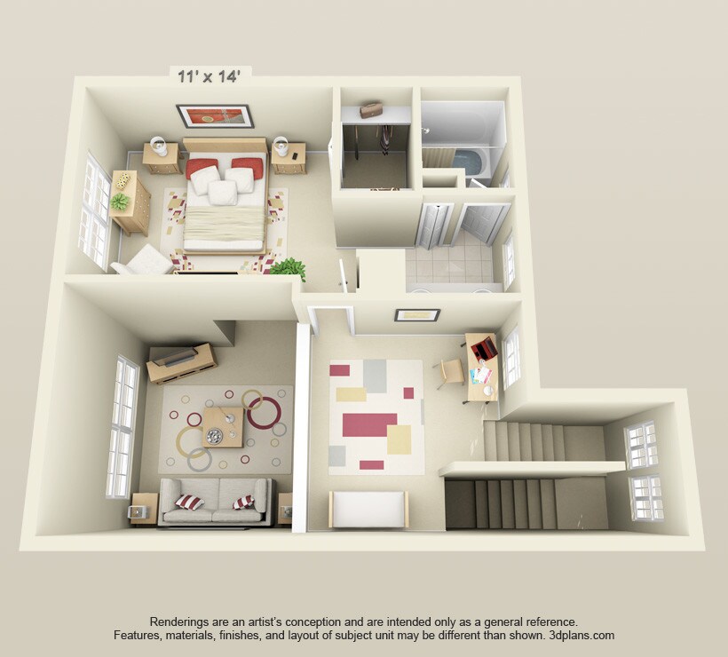 Floor Plan - 3a Luxe