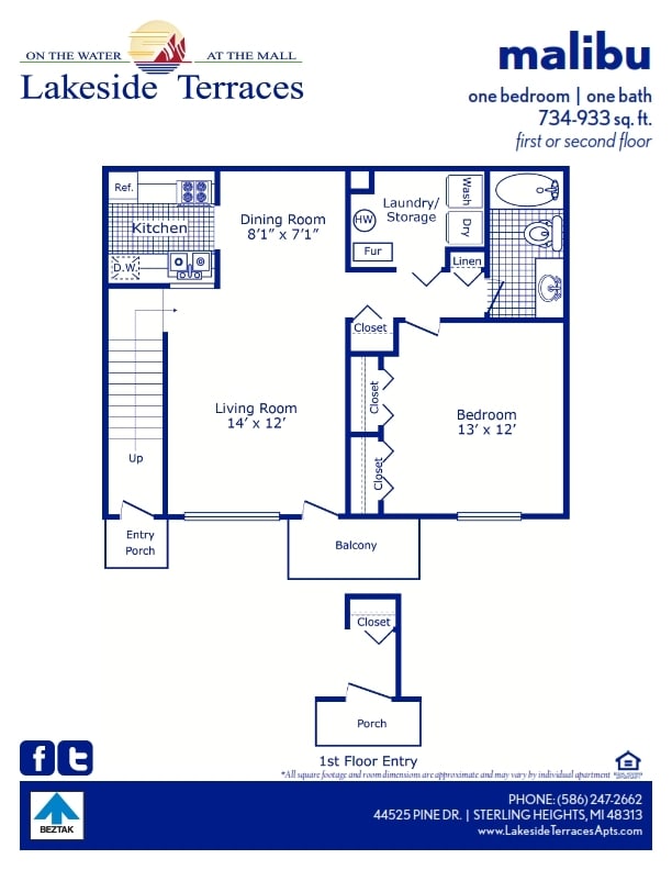 Floor Plan - Malibu