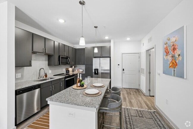 A2 - 1BR, 1BA - 756SF - Dining Area - Slate Nexton