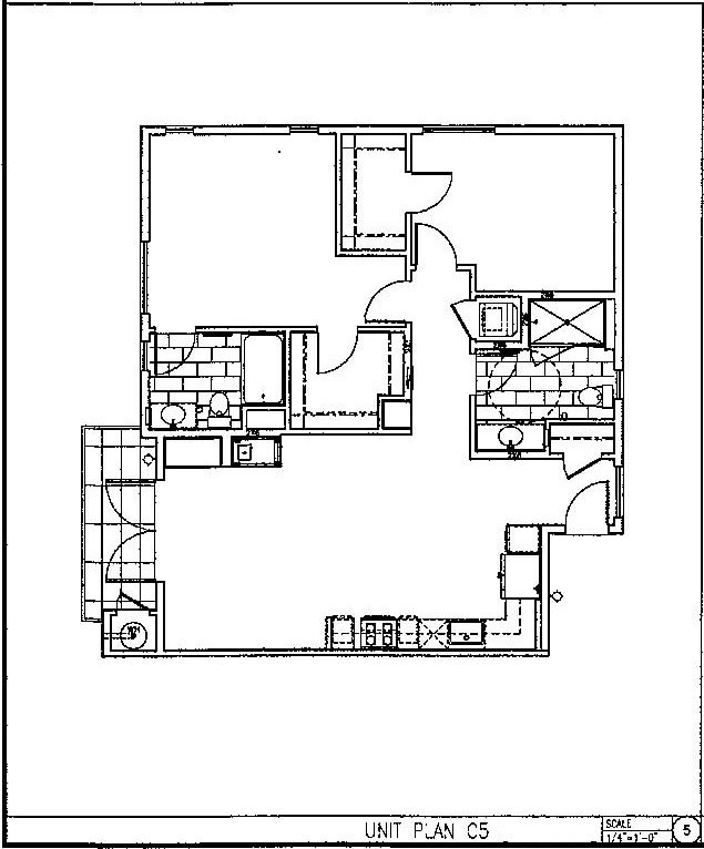 Floor Plan - Unit C5 2BR