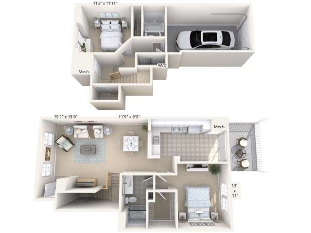 Floor Plan - B1TG-1227-Tra