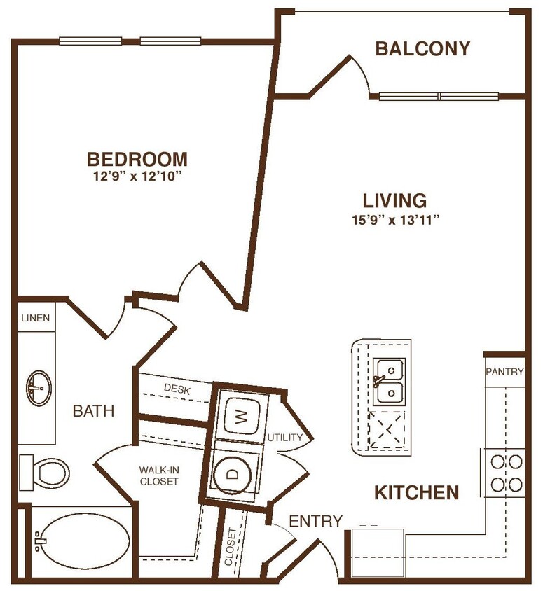 Floor Plan - The Huntington