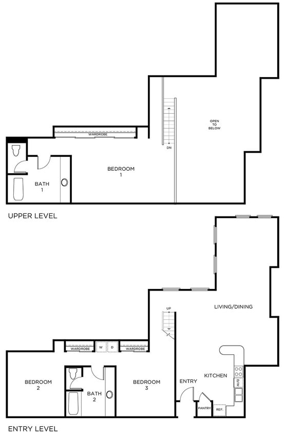 Loft - 3x2 floor plan The Rice - Loft - 3x2