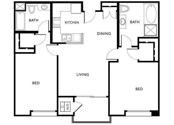 Floor Plan - Plan F (Milano)